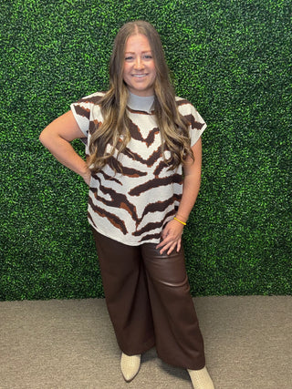 Wild Whisper Knit Top