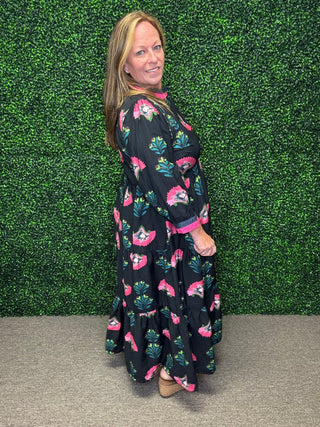 Garden Grace Midi Dress