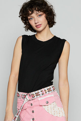 Black Layering Muscle Tank