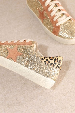 Neutral Glitter Sneaker