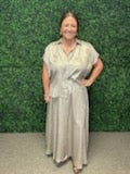 Lux Long Satin Skirt