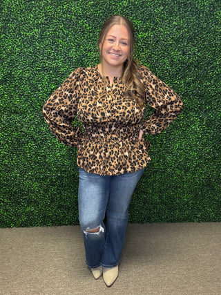 The Wild Grace Leopard top