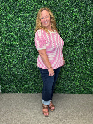 Easy Breeze Striped Sweater