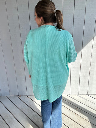Waffle Cardigan