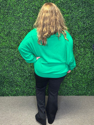 Green with Envy Top