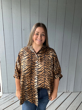Classiest Tiger Blouse