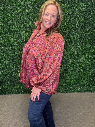 The Autumn Luxe Ruffle Blouse