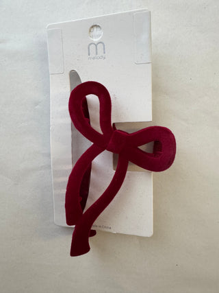 Velvet Claw Clip