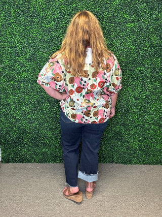 The Painted Petals Blouse