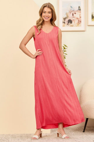 Andre By Unit Ribbed Knit Maxi Dress
