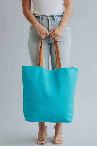 Blue Drink On A Boat Tote
