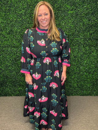 Garden Grace Midi Dress