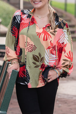 Amazon Daze Blouse