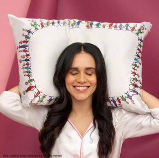 KITSCH The Grinch x Kitsch Satin Pillowcase in Whoville - King