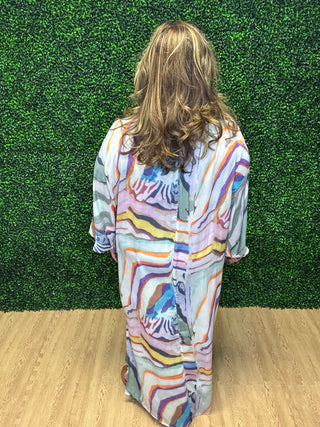 Gigio Watercolor Maxi Dress