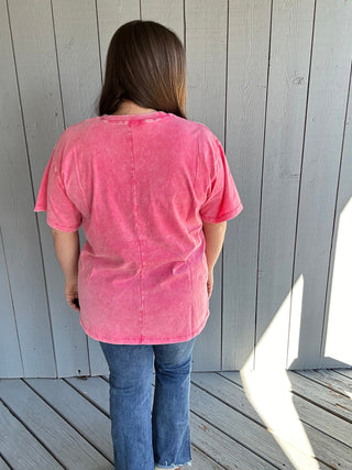 Spring Acid Washed Tee