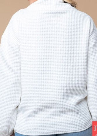 Waffle Pullover