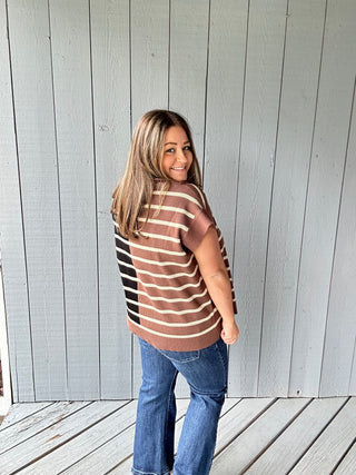 Tri Color Quarter Zip