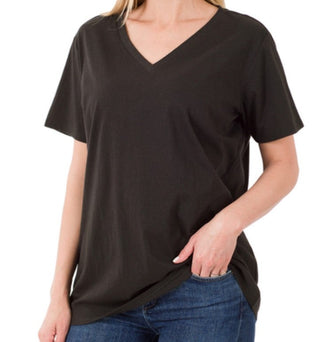 Boyfriend V Neck Tee