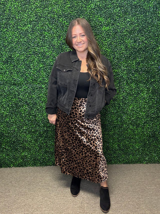 The Velvet Wild Midi skirt