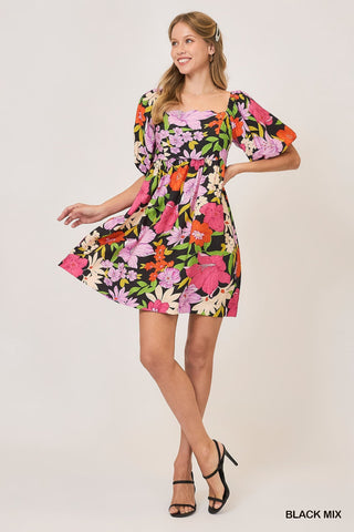 Tropical Dreams Babydoll Dress