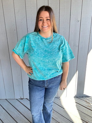 Spring Acid Washed Tee