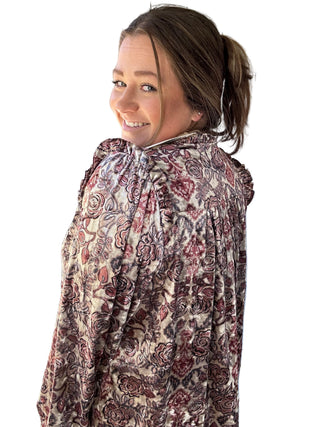 Roses Velvet Top