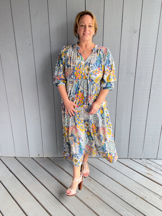 Paisley Midi Dress