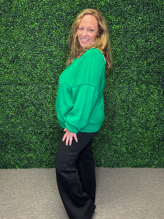 Green with Envy Top