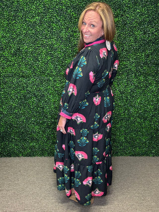 Garden Grace Midi Dress