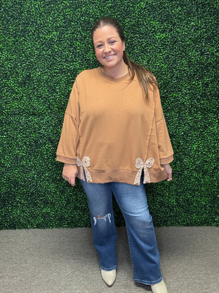 Bow Patch Pullover