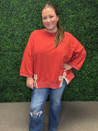 Bow Patch Pullover
