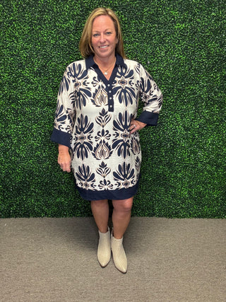 Seaside Tapestry Dress