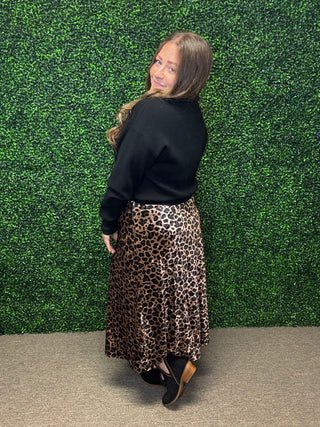 The Velvet Wild Midi skirt