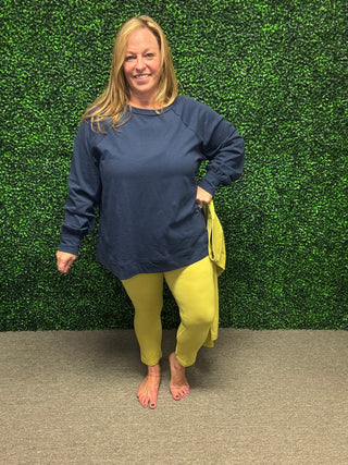 Pear Green Capri Legging