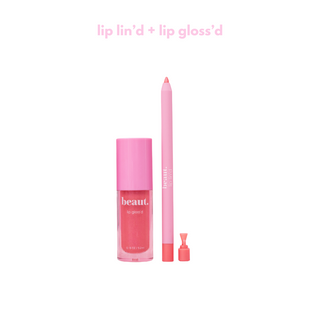 lip lin'd + lip gloss'd bundle