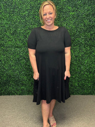 Zenana Knit Dress Short Sleeve