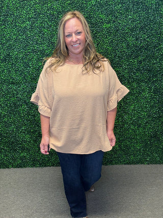 Ruffle Sleeves Blouse