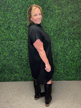 Black Staple Mini Dress by Entro