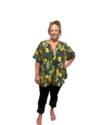 Neon Rainforest Top
