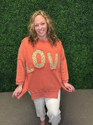 Love Spice Leopard Pullover