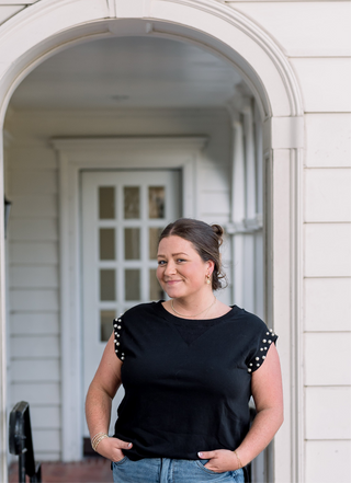White Birch Pearl Detail Knit Top