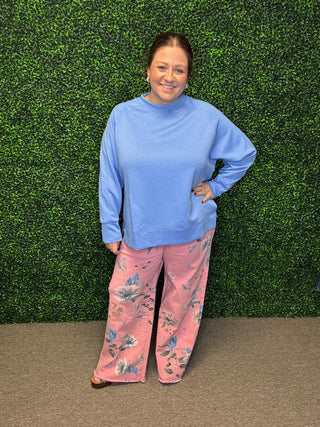 Floral Twill Pants by Easel FINAL SALE
