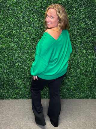 Green with Envy Top