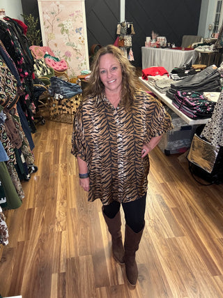 Classiest Tiger Blouse