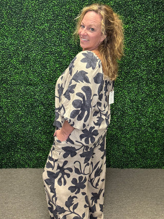 Easel Floral Challis Pant