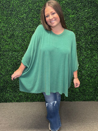 Oversized Dolman Sleeved Top