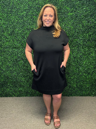 Black Staple Mini Dress by Entro