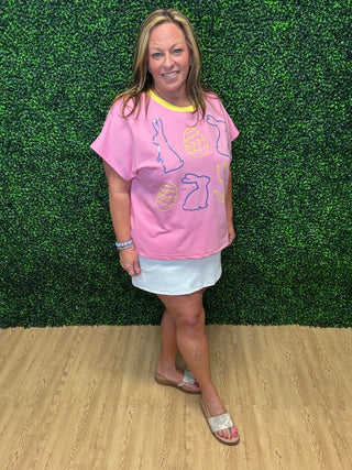 Grace+Emma Sequin Easter Top