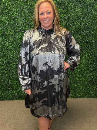 The Silver Starlight Mini Dress